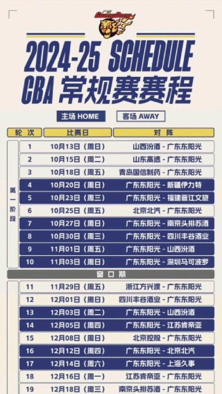 cba联赛啥时候开始，cba联赛几月份开始？