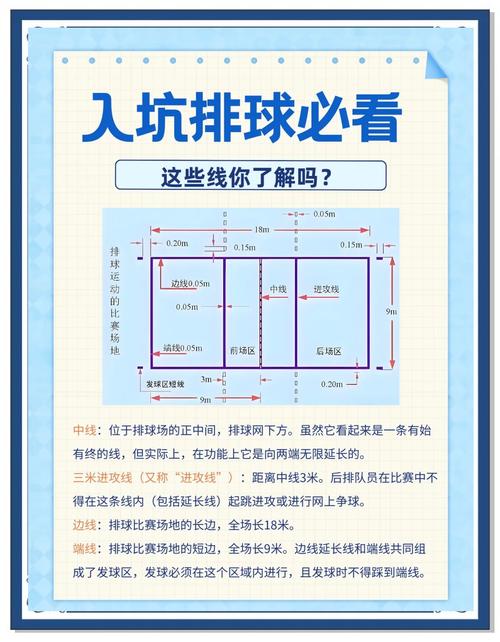 排球场地有几种线,排球场地上的线一般有几条几种 第3张 排球场地有几种线,排球场地上的线一般有几条几种 第3张